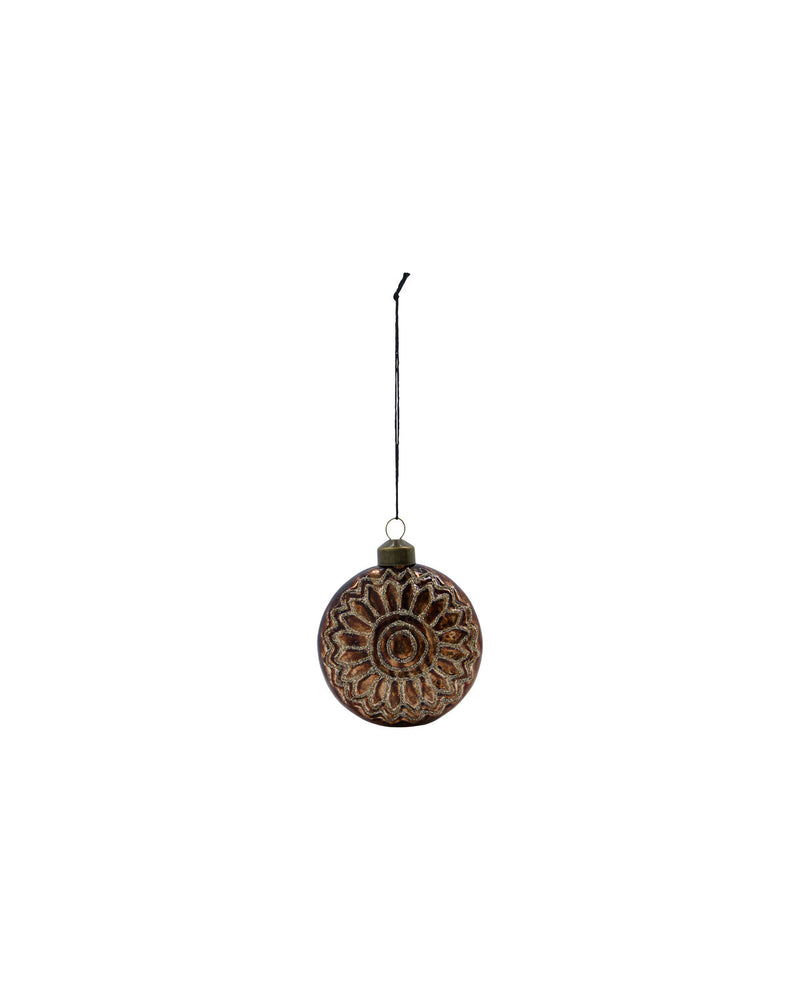 House Doctor Circulo joulukoristeet, Brown, 4 kpl