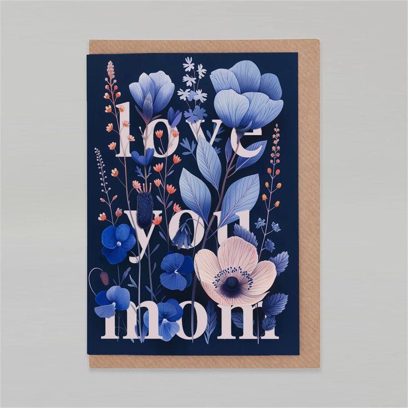 Love you Mom onnittelukortti