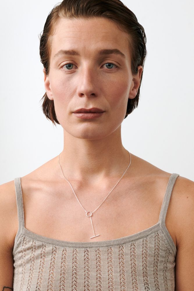 Pernille Corydon Hope kaulaketju, hopea