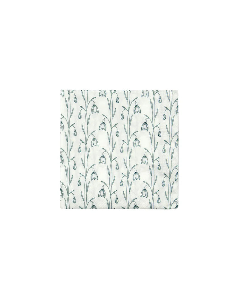 House Doctor Paperiservetit, SnowDrop