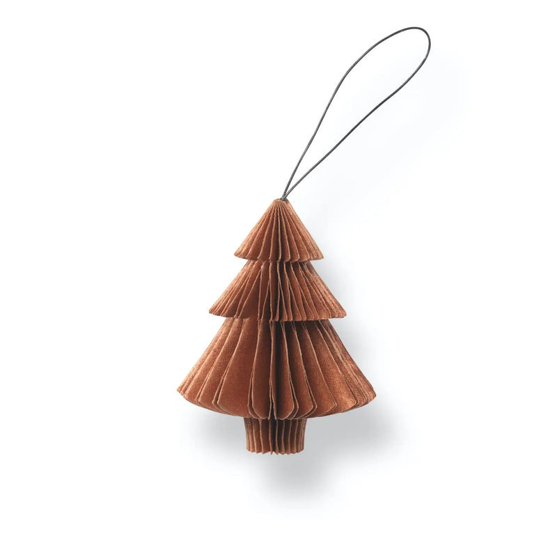 Paperinen joulukoriste Tree, Copper