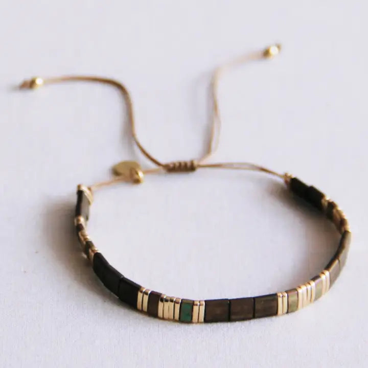 Bazou Tilabead rannekoru, Brown/Gold