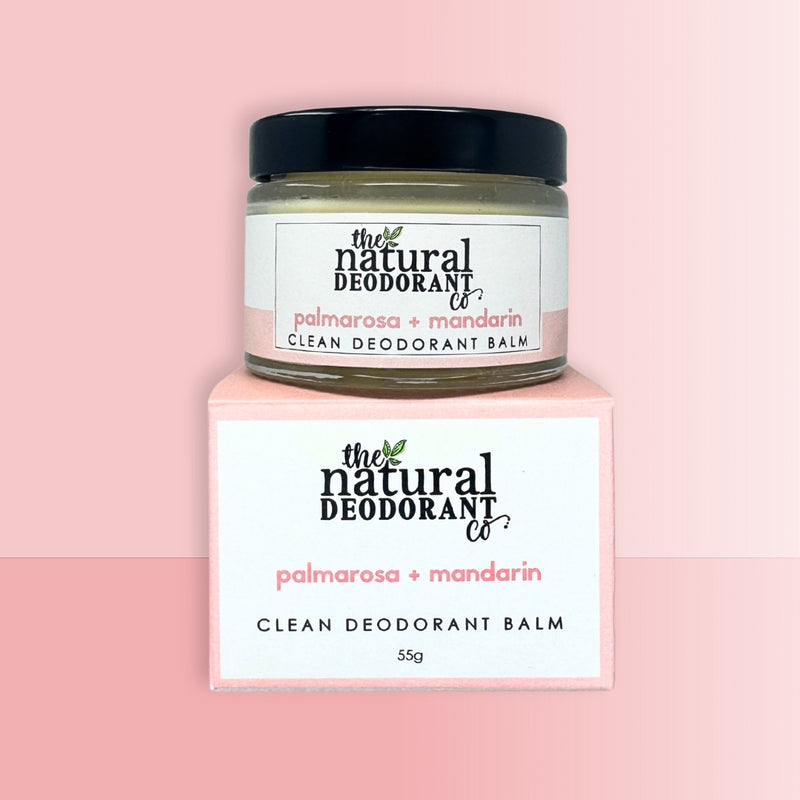 Luonnollinen voidedeodorantti Clean Palmarosa & Mandarin