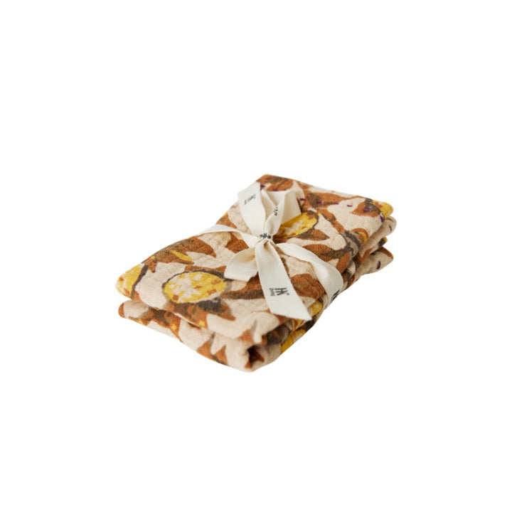 HK Living Cotton Napkins, Mediterranean (set of 2)
