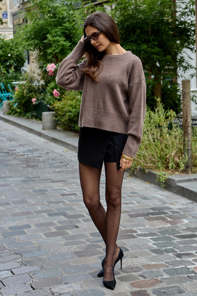 NAÏS PARIS 100% Merinovillaneule, Taupe