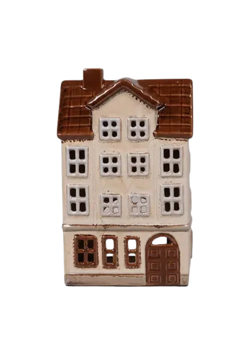 Det Gamle Apotek Keraaminen talolyhty, Cream white