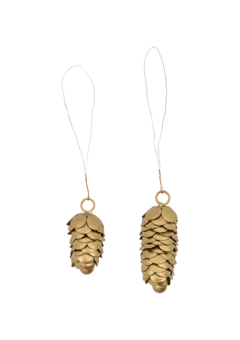 House Doctor Cone kuusenkoriste, gold
