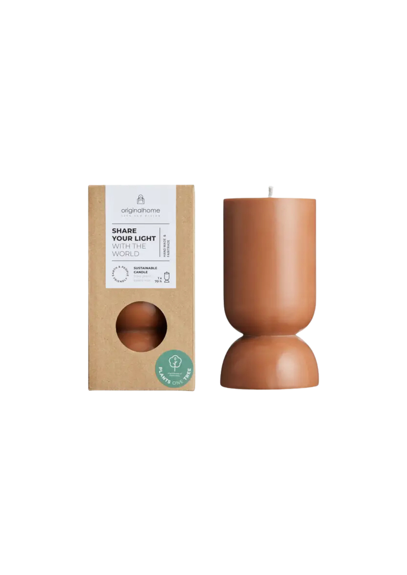 Organic Candle S, Cognac