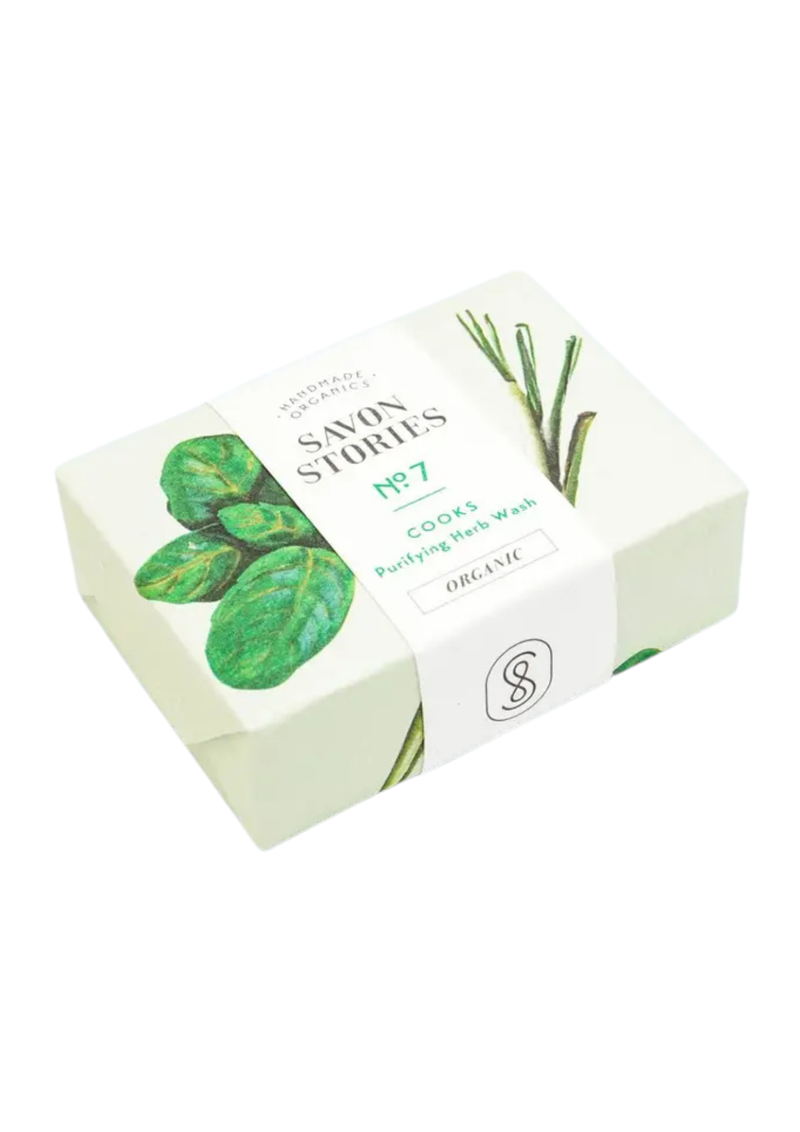 Savon Stories N°7 The Purifying, Organic & Natural Basil Deodorizer saippua