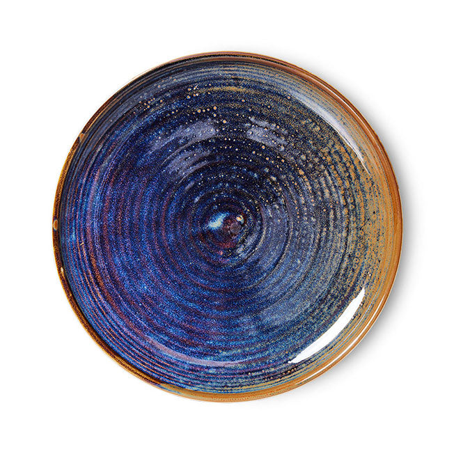 HK Livinf Chef ceramics leipälautanen. rustic blue