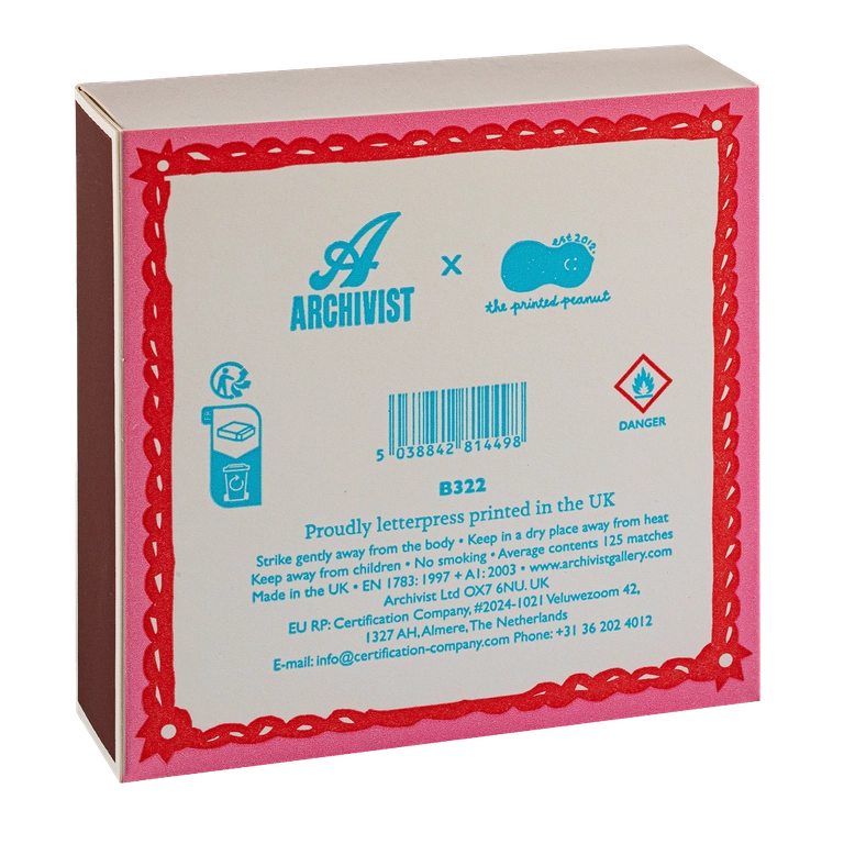 Archivist Love Heart Tulitikut