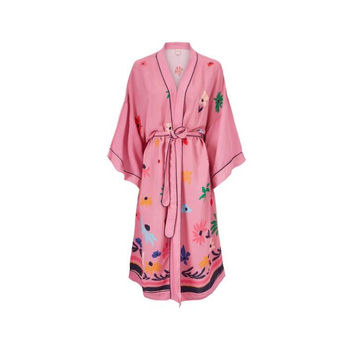 Becksöndergaard Beatrixe Liberte Kimono, Sachet Pink
