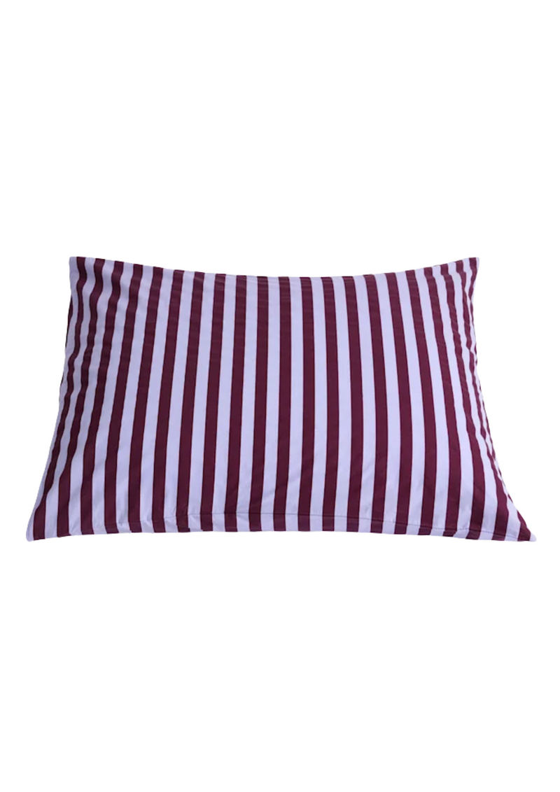 Percale tyynyliina, Wine & Lavender Blue, 50 x 70 cm