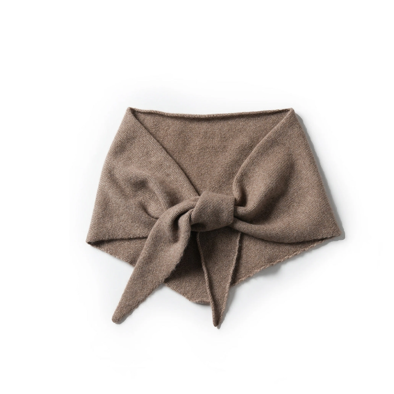 Triangle 100% cashmir huivi, taupe