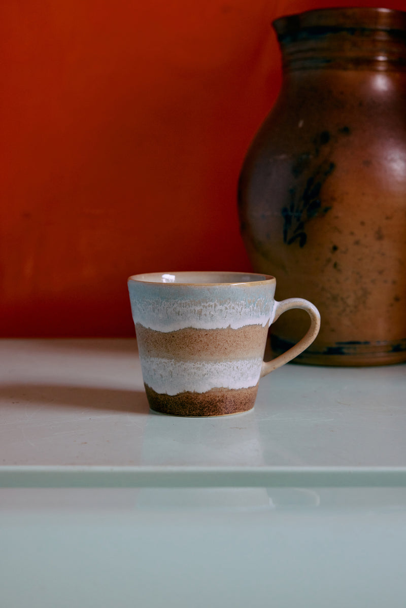 HK Living 70's ceramics cappuccino kahvimuki, Skyline