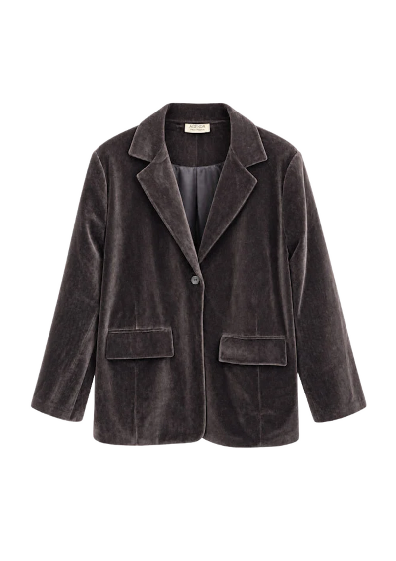 Megan samettibleiseri, Grey Black