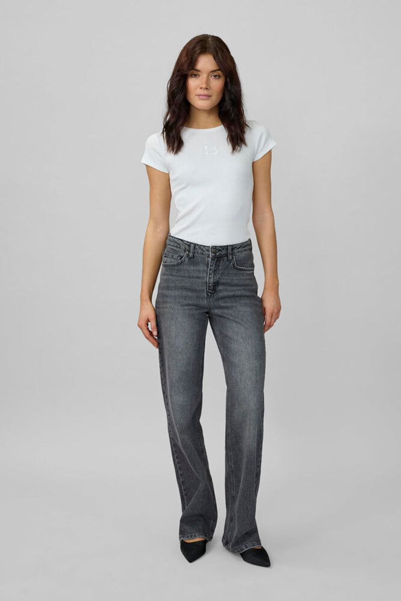 Louis farkku, dark grey retro wash 32"