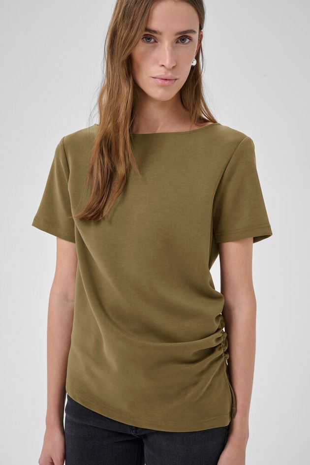 Helle Asymmetric lyhythihainen pusero, capers