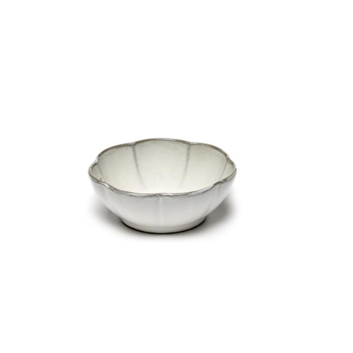 Serax Inku Bowl Ribbed M, white
