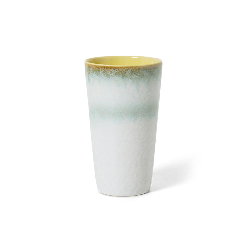 HK Living 70's ceramics latte mug, Petal