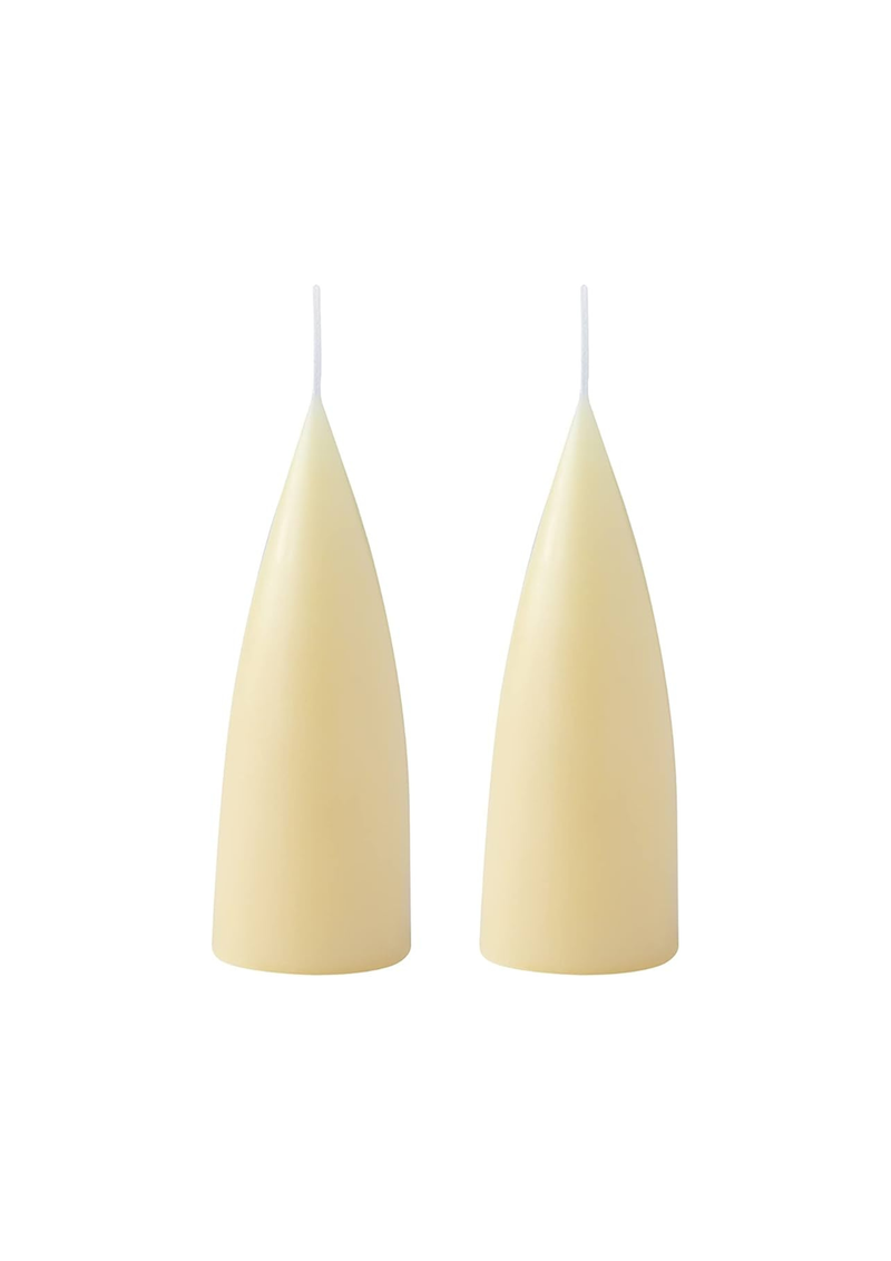 Pöytäkynttilä Cone shaped, Pastel Yellow
