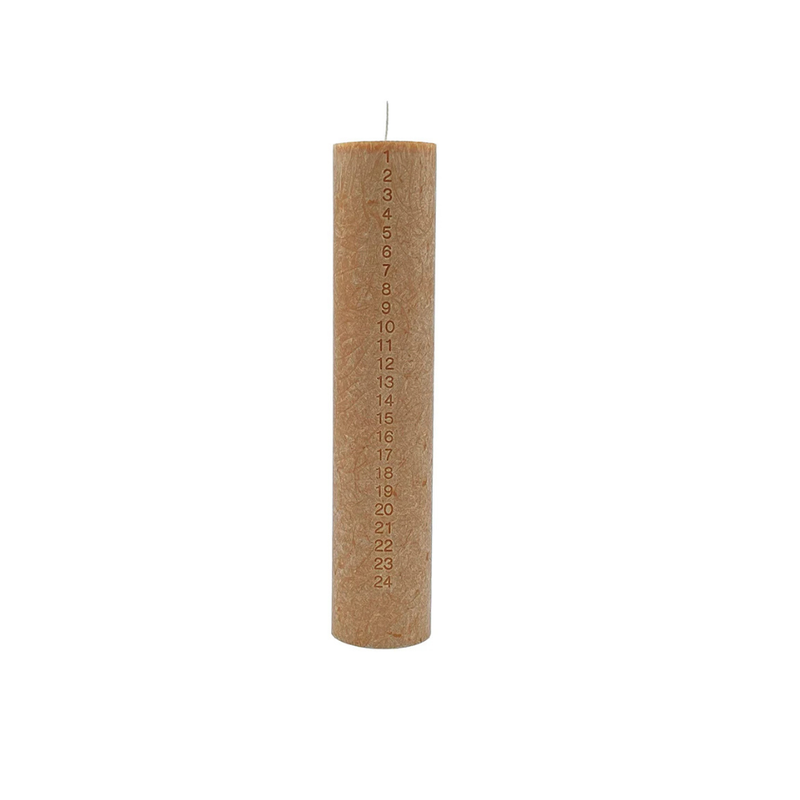 Kunstindustrien kalenterikynttilä, hazelnut