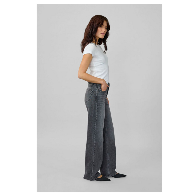 Louis farkku, dark grey retro wash 32"
